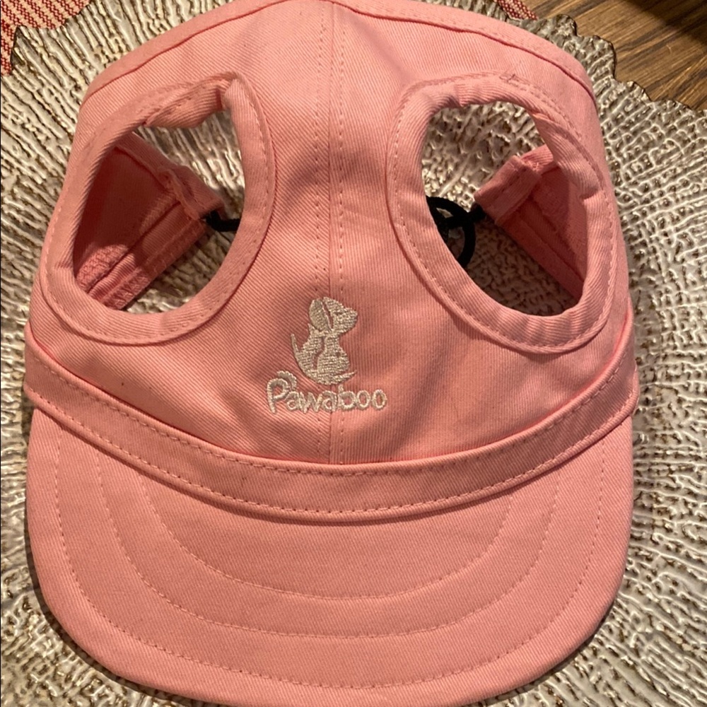 Pawaboo pink dog hat size Large